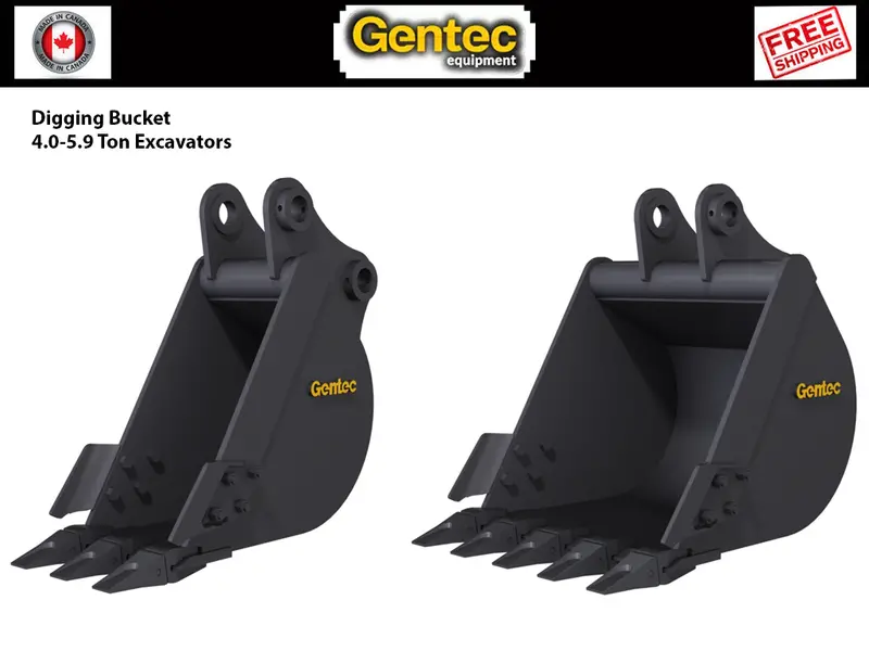 Gentec Digging Bucket For 4–5.9 Ton Excavators 1