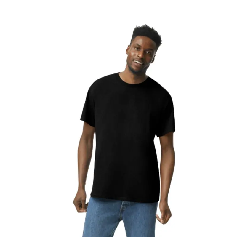 Gildan Heavy Cotton Blank T-Shirt Pack – 4-Pack, Solid Black (Sizes S–4Xl) 1