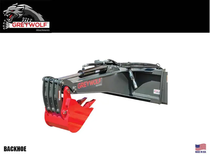 Greywolf Skid Steer Backhoe – Compact Excavation Solution 1