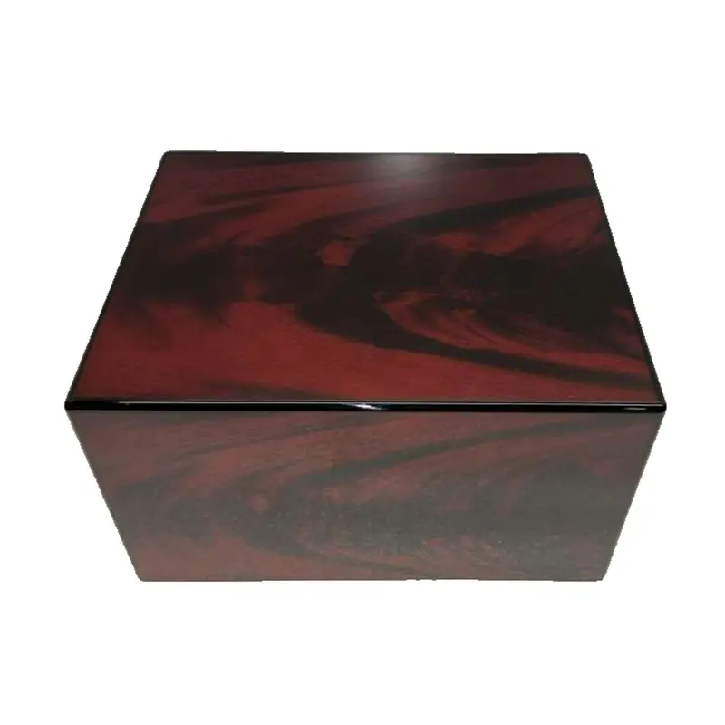 Handcrafted Wooden Cremation Urn – Large Adult Memorial Box For Ashes 1