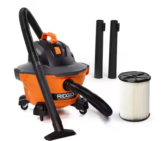 Hd06001 6-Gallon Wet/Dry Vacuum — 3.5 Peak Hp, General Debris Filter, Locking Hose & Accessories 1