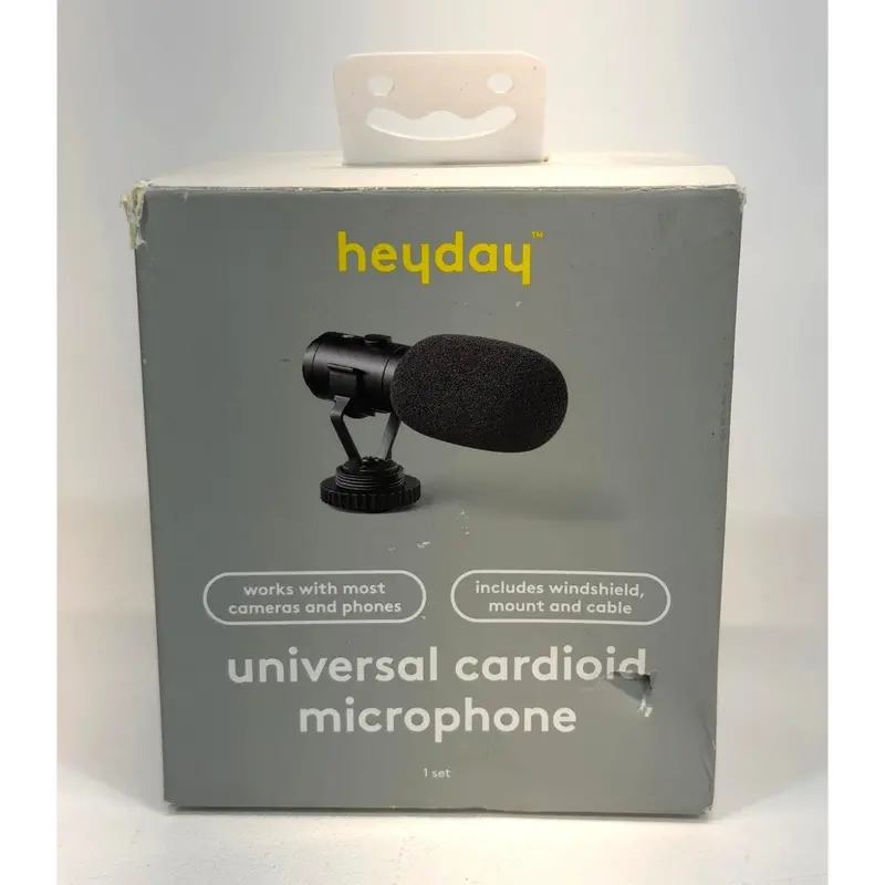 Heyday Cardioid Lavalier Condenser Microphone – Black, 3.5Mm Jack 1