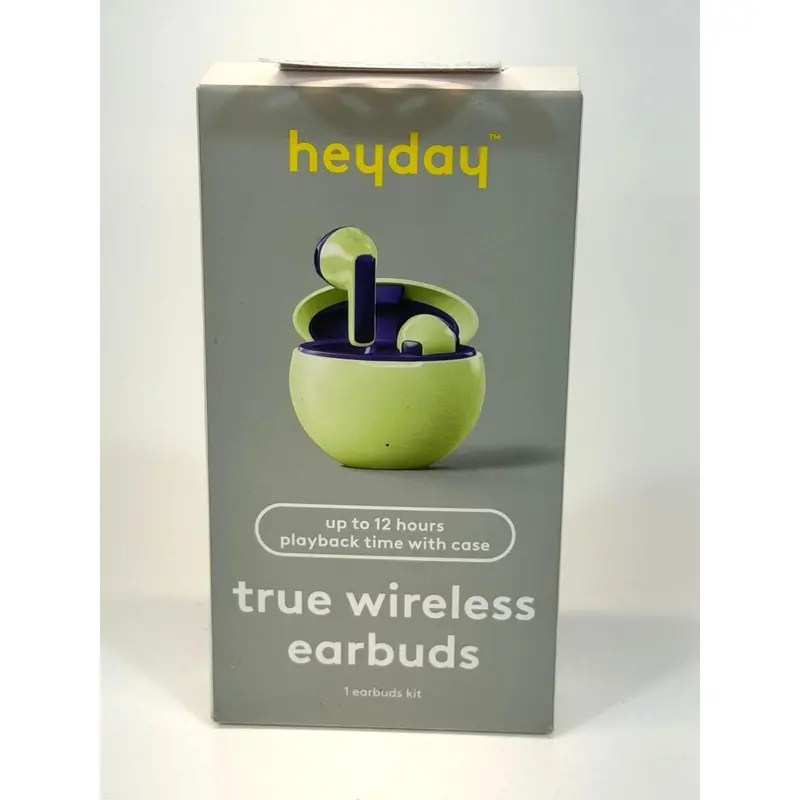 Heyday True Wireless Bluetooth Earbuds In Pastel Lime 1