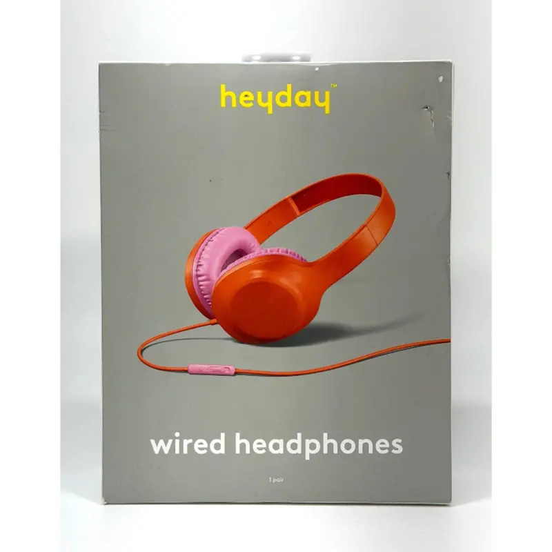 Heyday Wired Over-Ear Headphones With Built-In Mic – Balanced Audio & Comfort 1