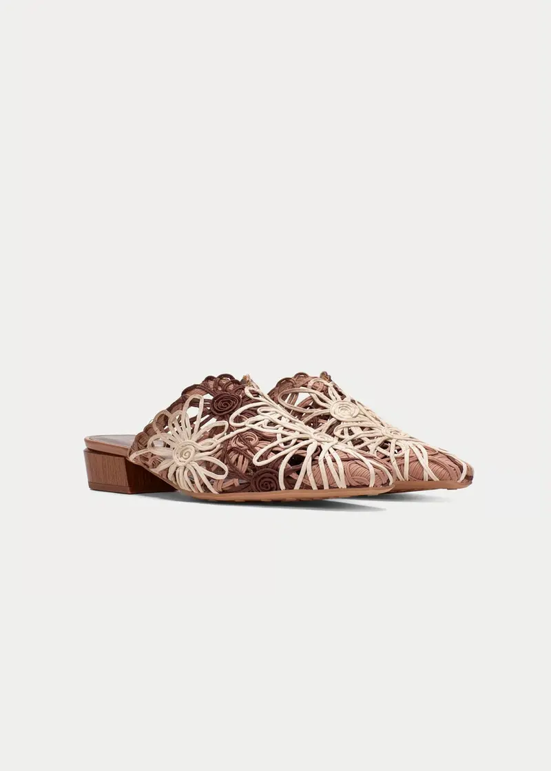 Hispanitas Azucena Leather Mule Sandal 1