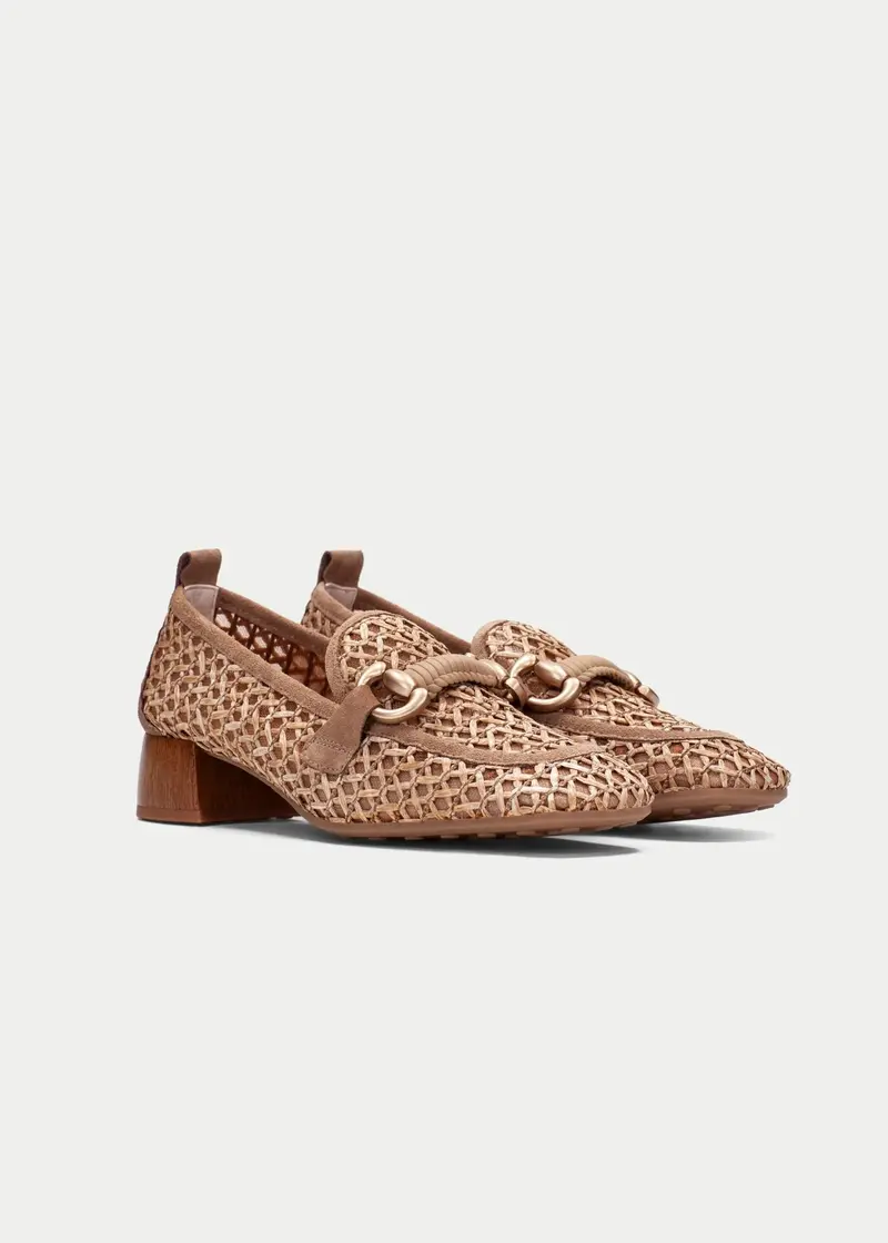 Hispanitas Lisboa Low-Heel Loafer With Penny Strap 1