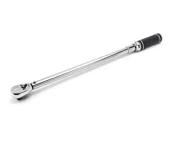 Husky 1/2-Inch Drive Click-Type Torque Wrench (50–250 Ft-Lbs) 1