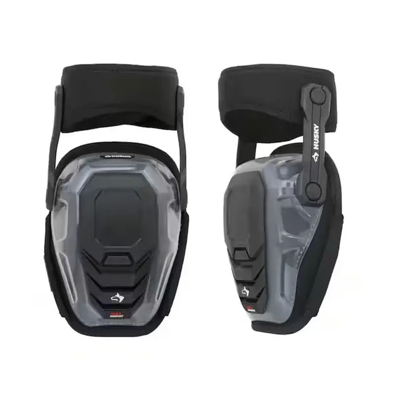 Husky Gel/Foam Knee Pads With Hard Cap – Industrial-Grade Comfort & Stability (Model 731919008480) 1