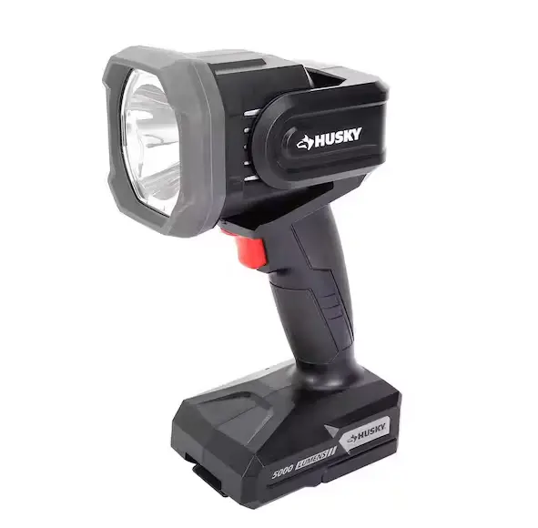 Husky Hybrid Spotlight — 5000-Lumen Swivel Rechargeable Work Light 1