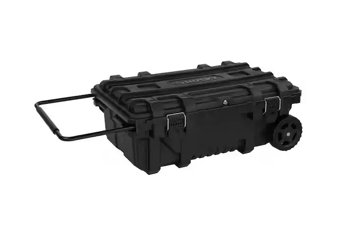 Husky Rolling Toolbox – 36.5" Black Heavy-Duty Medium-Sized Tool Chest With Keyed Lock And Smooth Casters 1