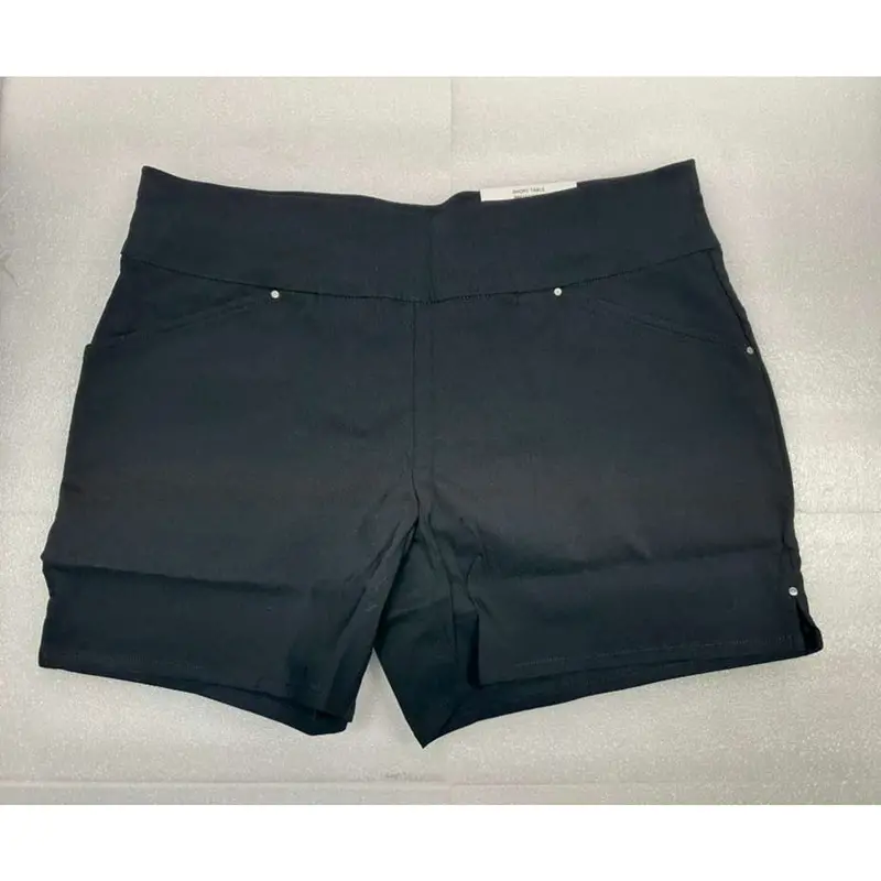Inc Women’S Mid-Rise Pull-On Shorts – Stretch Fabric With Functional Pockets, Black Size 12 1