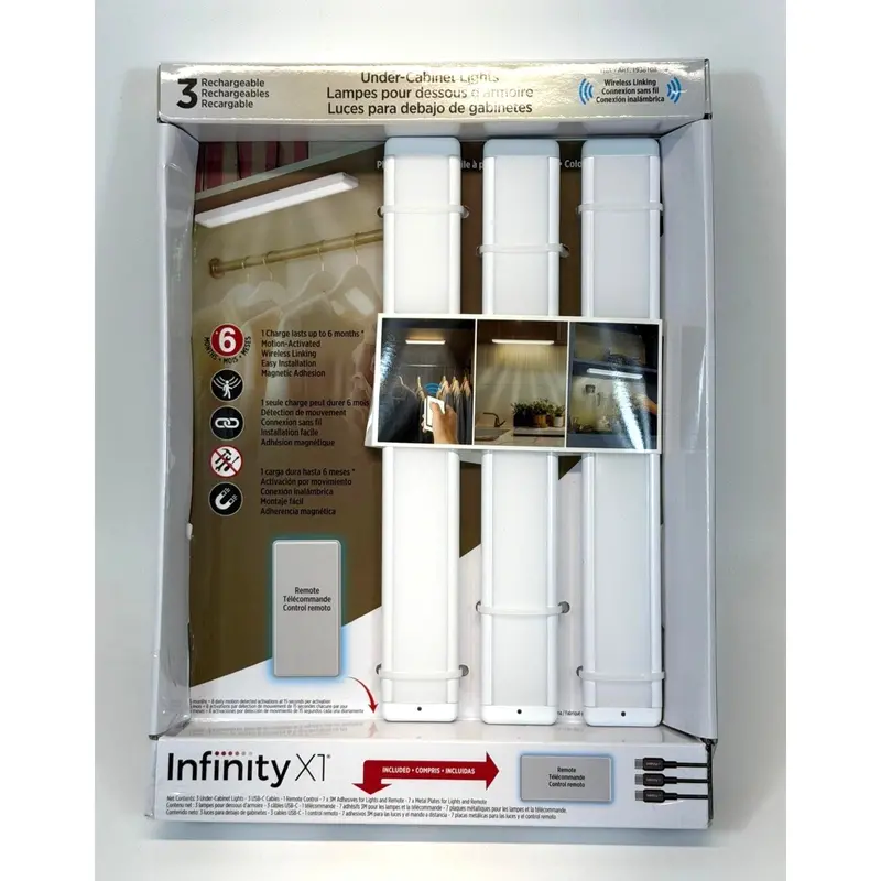 Infiniti X1 Bright White Led Under-Cabinet Lighting Kit – Low-Profile Task Lighting 1
