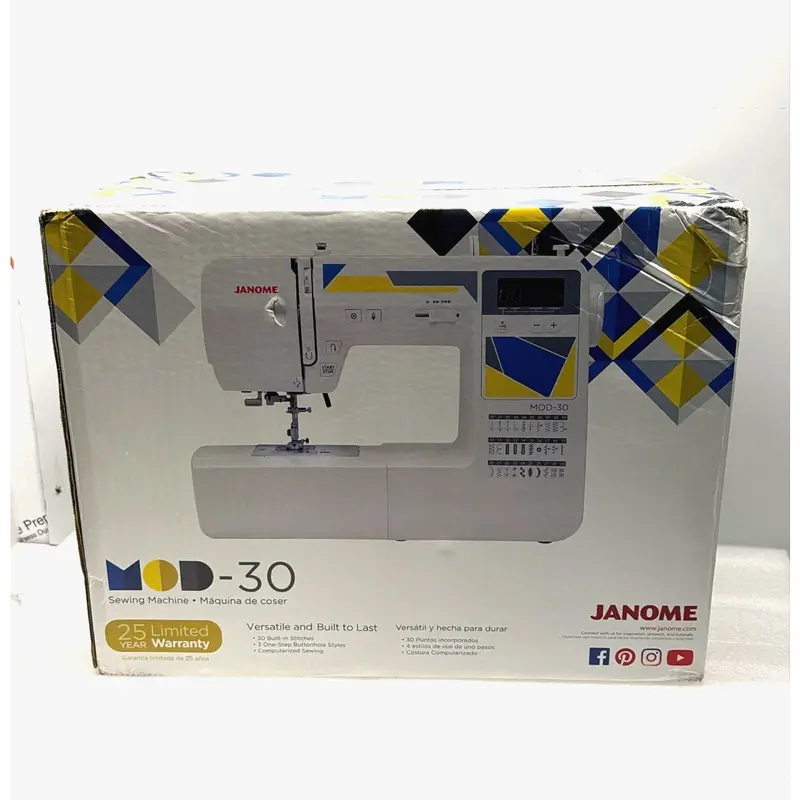 Janome Mod-30 Dc Sewing Machine Model 81030Dc – New, On Sale With Free Shipping 1