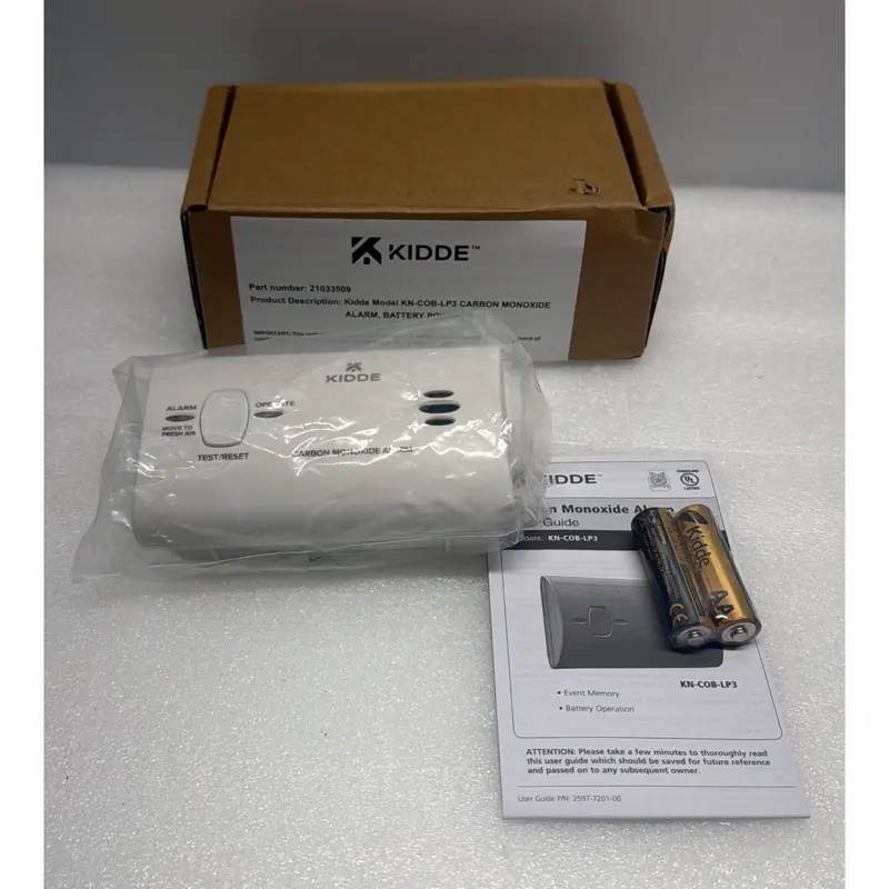 Kidde Kn-Cob-Lp3 Carbon Monoxide Detector – Battery-Powered Co Alarm With Digital Display 1