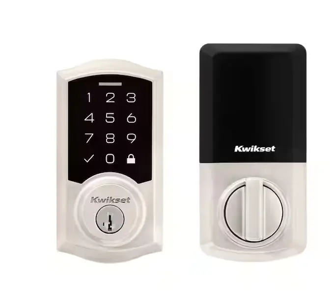 Kwikset Smartcode 270 Touchpad Deadbolt With Smartkey Rekeying – Satin Nickel 1