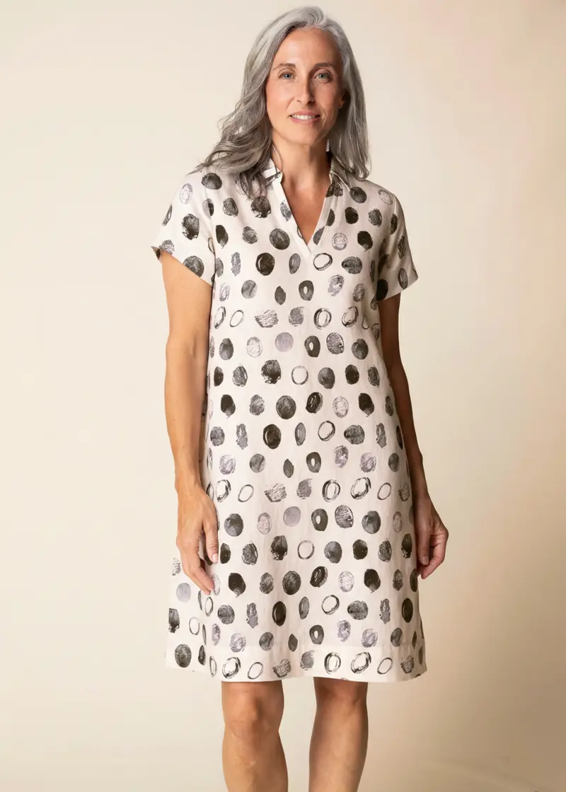 Line Dot Jill Dress – Retro-Inspired Silhouette By Habitat 1