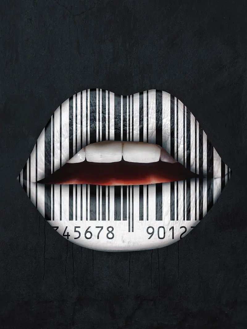 'Lips Are Sealed' Pop Culture Typography 1