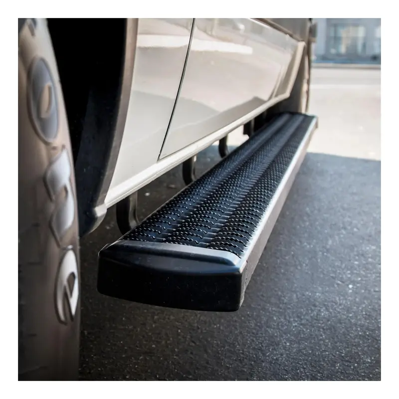 Luverne Grip Step Running Boards – 7-Inch Wide Black Aluminum Side Steps For Select Chevrolet Silverado & Gmc Sierra Models 1