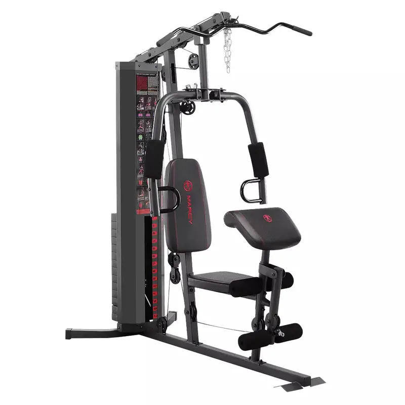 Marcy Steel Home Gym System – 150Lb Weight Stack, Multi-Function Strength Training Station 1