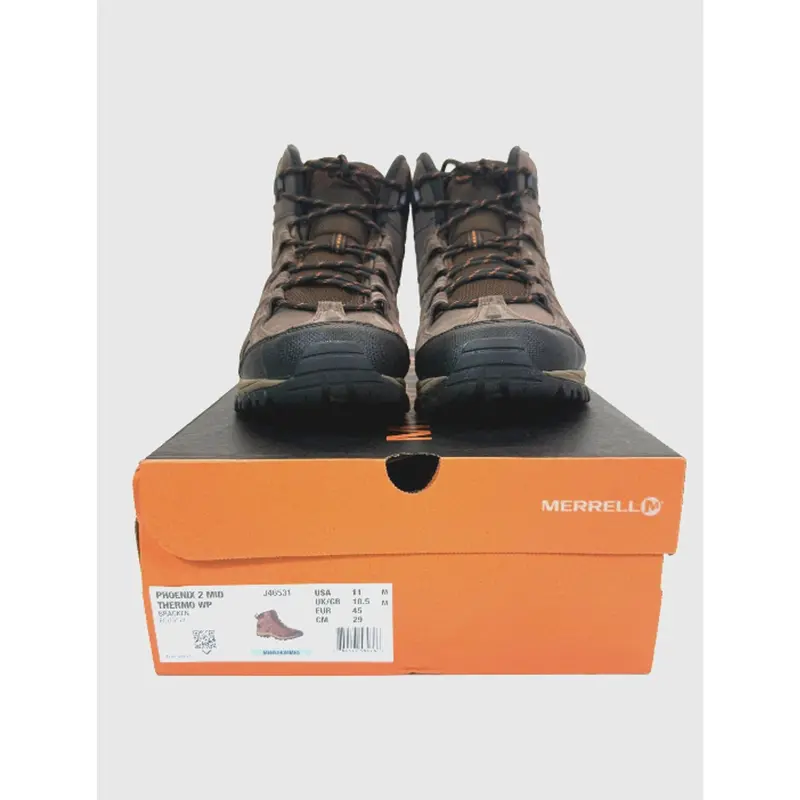 Merrell Phoenix 2 Mid Thermo Men’S Boots – Bracken Insulated Hiking Style, Size 11 1