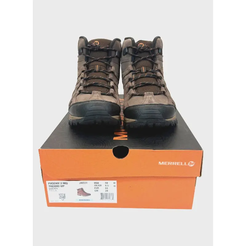 Merrell Phoenix 2 Mid Thermo Men’S Hiking Boots – Bracken Color, Size 10 Insulated Fit 1