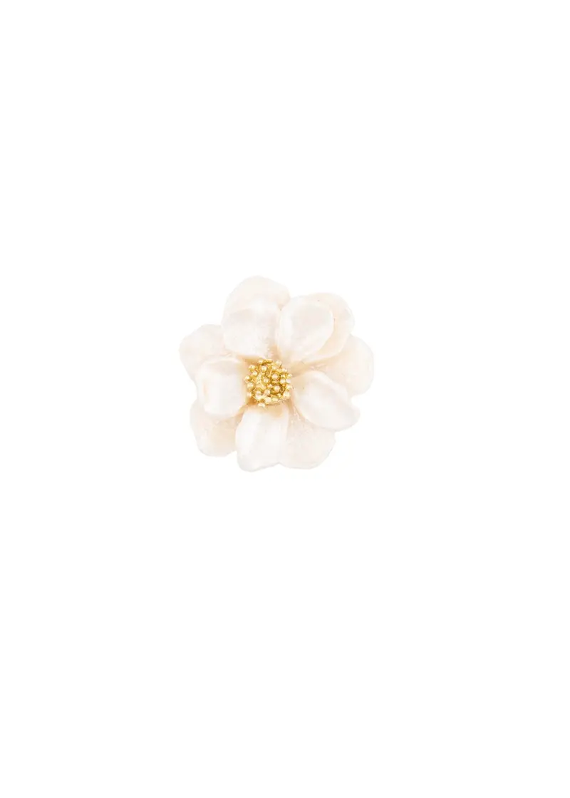 Merx Mini Pearlized Floral Button Cover 1