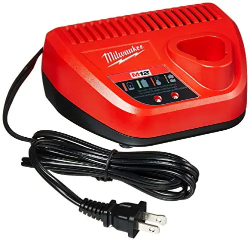 Milwaukee M12 12V Lithium-Ion Fast-Charge Battery Charger With Led Indicators (48-59-2401) 1