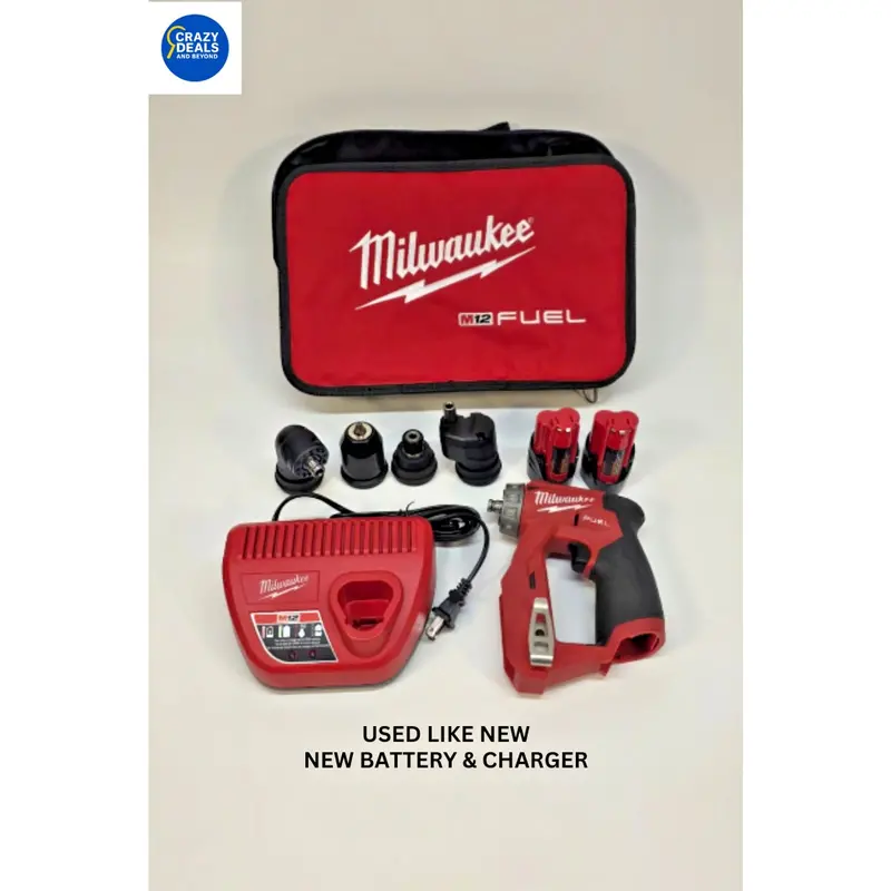 Milwaukee M12 Fuel 12V Brushless 4-In-1 Installation Kit – Includes 3/8" Drill Driver 1