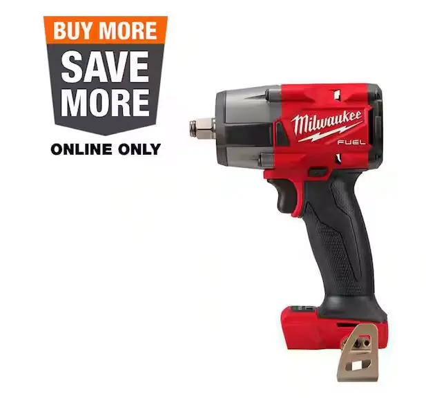 Milwaukee M18 Fuel Gen-2 1/2" Impact Wrench — Brushless Mid-Torque, Friction Ring Anvil (Bare Tool) 1