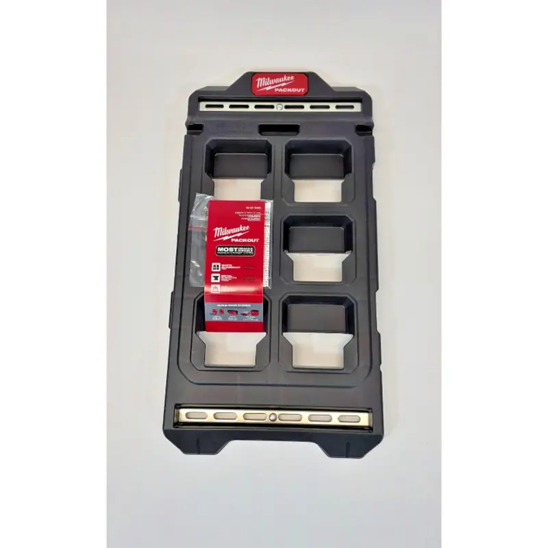 Milwaukee Packout Compact Wall Plate With Reinforced Metal Mounting Points 1