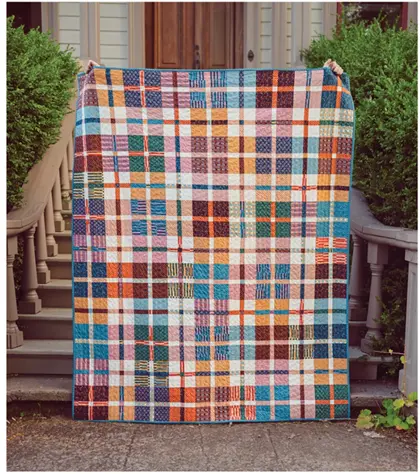 Mini Plaid-Inspired Lap Quilt Pattern 1