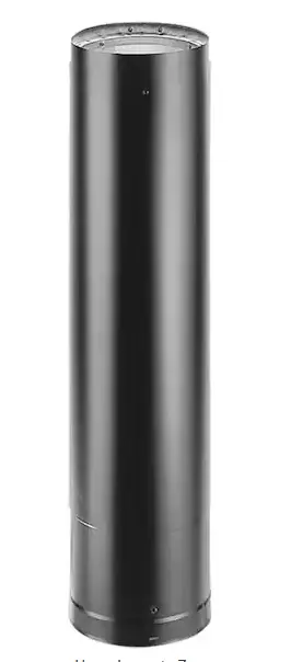 Model Dvl 6-Inch Telescoping Double-Wall Stove Pipe – 40 To 68 Inch Adjustable 1