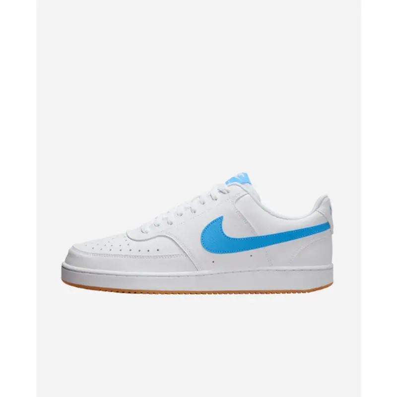 Nike Court Vision Low Casual Sneakers – White/University Blue, Size 7 1