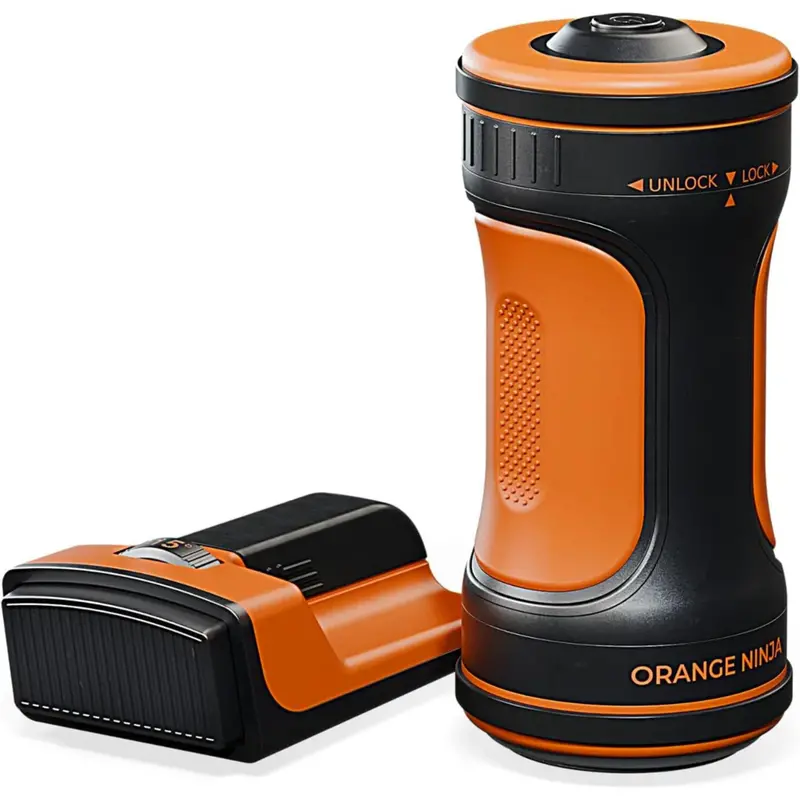 Orange Ninja Electric Rolling Knife Sharpener With 5 Adjustable Angles (12°–24°) 1