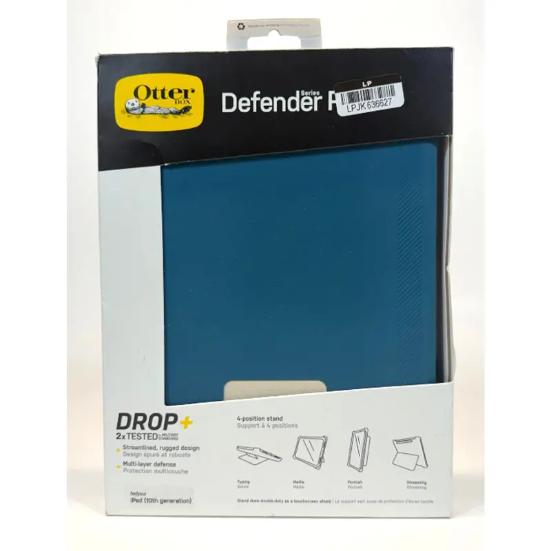 Otterbox Defender Pro Series Case For Apple Ipad (10Th Gen) – Teal Blue 1