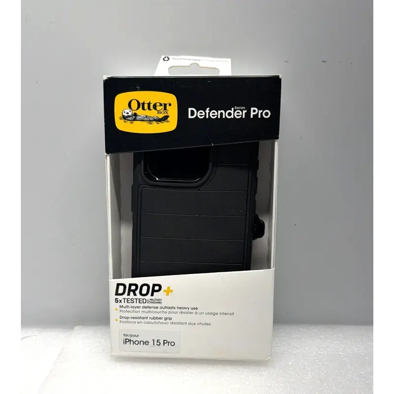 Otterbox Defender Pro Series Case For Iphone 15 Pro – Black 1