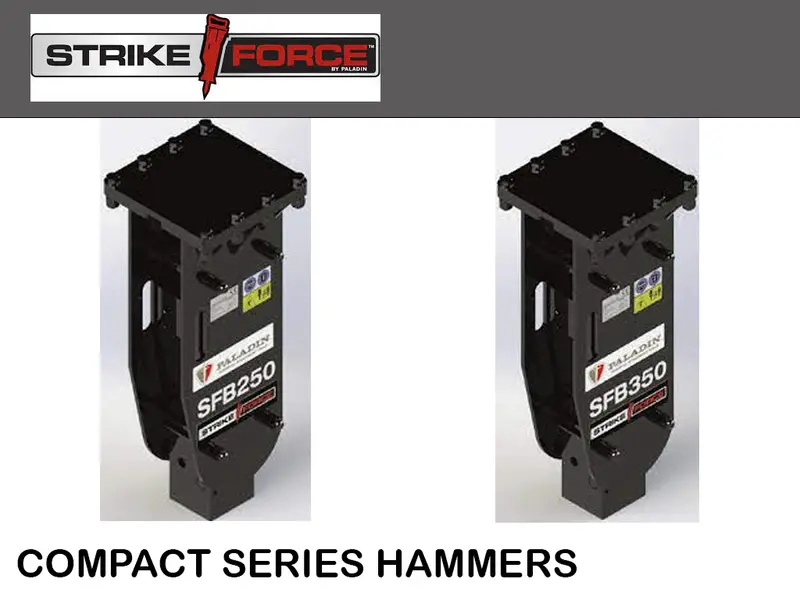 Paladin / Strike Force Hydraulic Breaker For Mini Loaders 1