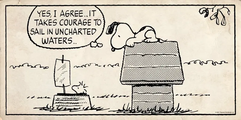 Peanuts Uncharted Waters Sketch Art 1