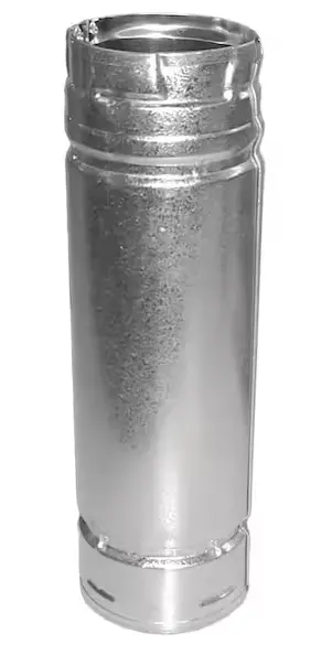 Pelletvent Multi-Fuel Straight Chimney Pipe – 4-Inch × 36-Inch 1