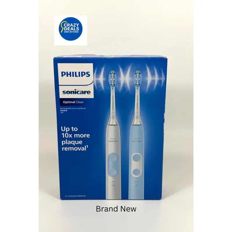 Philips Sonicare Optimal Clean Rechargeable Toothbrush – 2-Piece Set 1