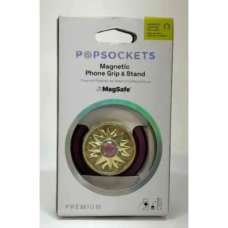 Popsockets Enamel Sun Jewel Magnetic Phone Grip With Magsafe Ring 1