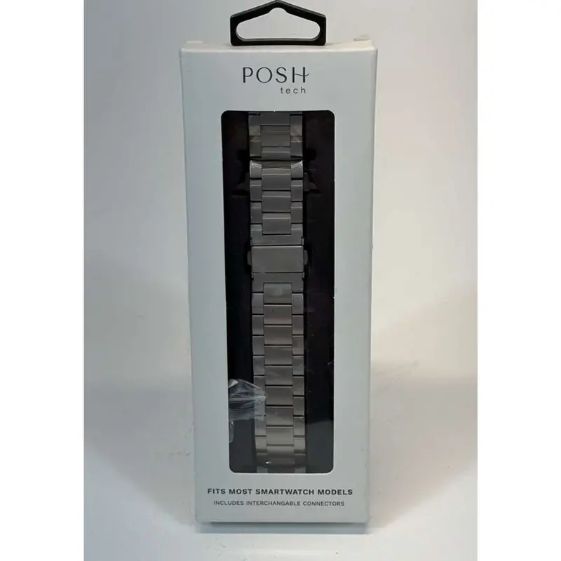 Posh Tech Maxwell Stainless Steel Watch Band – Universal Fit, Compatible With Apple Watches 1