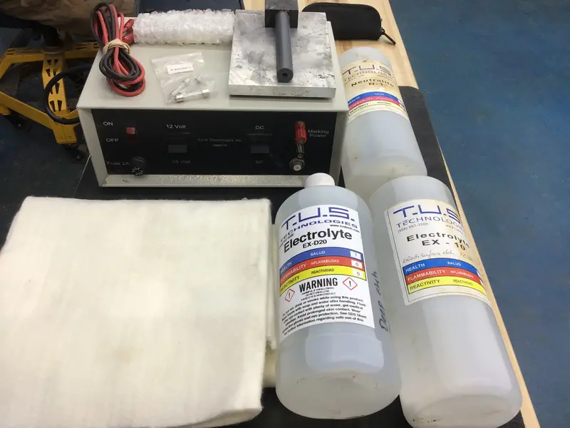 Precision Electrochemical Etching Machine For Metal Marking & Engraving 1