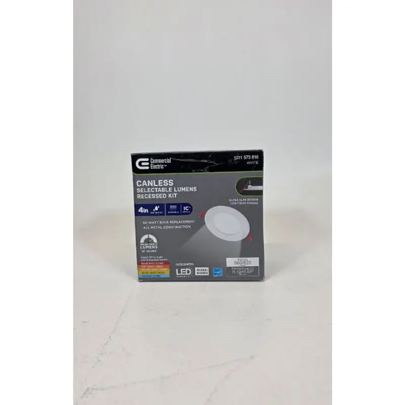 Premium Ultraslim Canless Recessed Led Light – 4-Inch, 2-Level Brightness, Adjustable Lumen Output 1