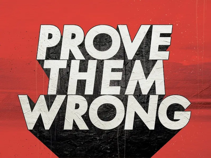 Prove Them Wrong Motivational Poster 1