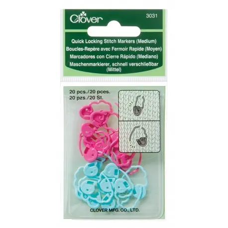 Quick-Release Locking Stitch Markers For Seamless Knitting 2