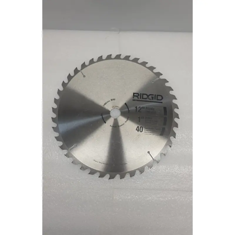 Ridgid 12-Inch Carbide-Tipped Saw Blade – 1-Inch Arbor, 40 Teeth (Model 681780001) 1