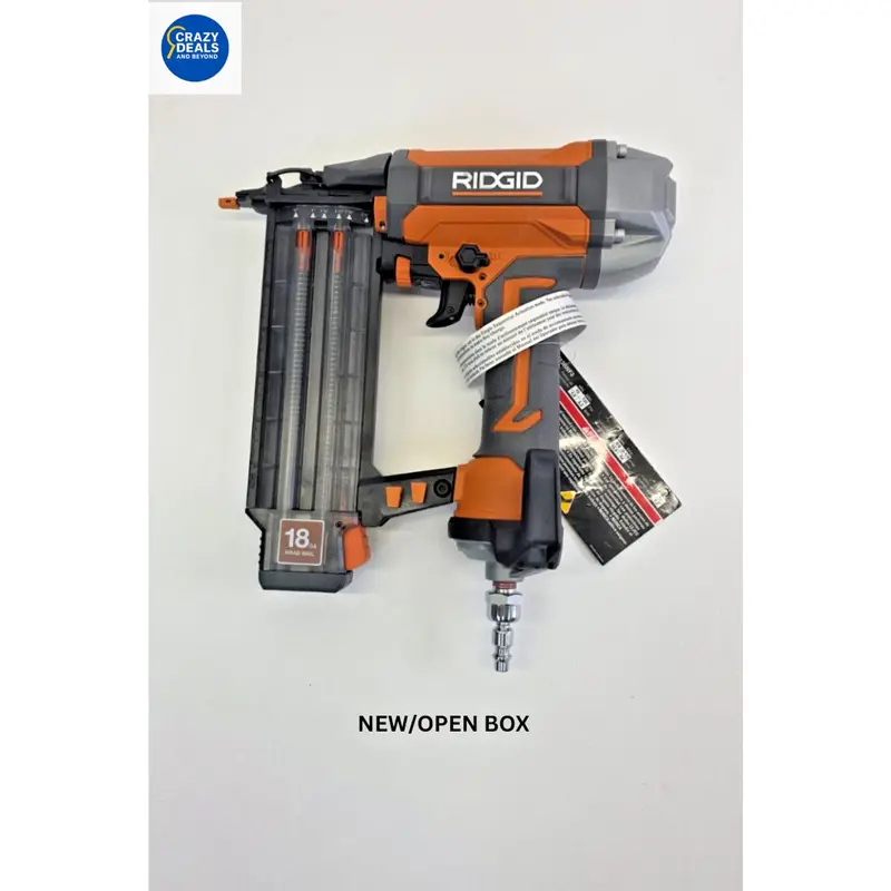 Ridgid R213Bnf3 18-Gauge Pneumatic Brad Nailer – 2-1/8 In. 1