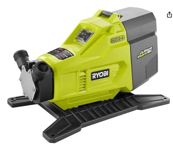 Ryobi P750 One+ Portable Water Transfer Pump – 18V Cordless Or 120V Ac Powered (Tool Only) 1