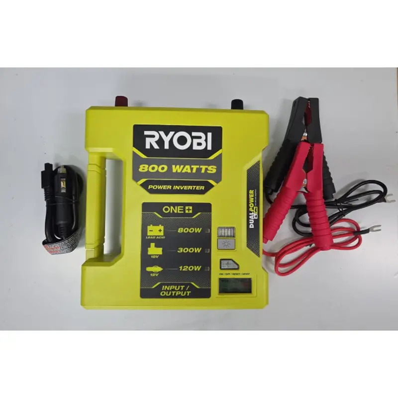 Ryobi Ryi1030A 18V Power Inverter – 1000W Peak, Converts To 12V Automotive Dc Output 1
